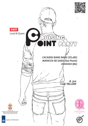 EXIT LOUD & QUEER CRUISING POINT PROMO PARTY | 08.06., Klub Yellow, Novi Sad